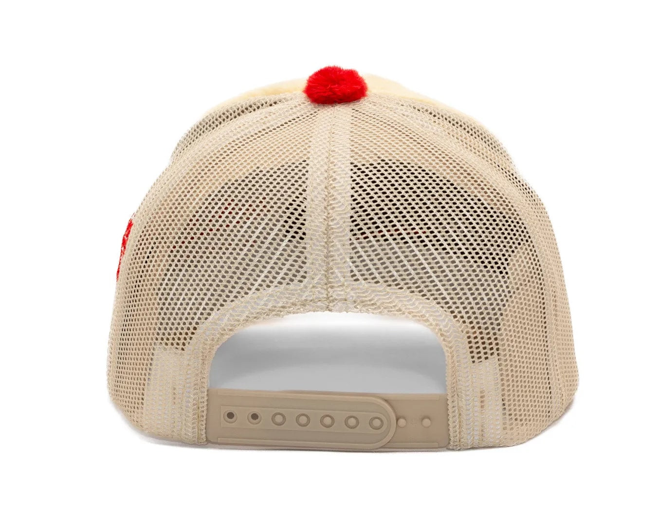 Reflection Luxury Fuzzy Trucker Yellow Red