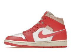 Jordan 1 Mid Strawberries and Cream (Women's)