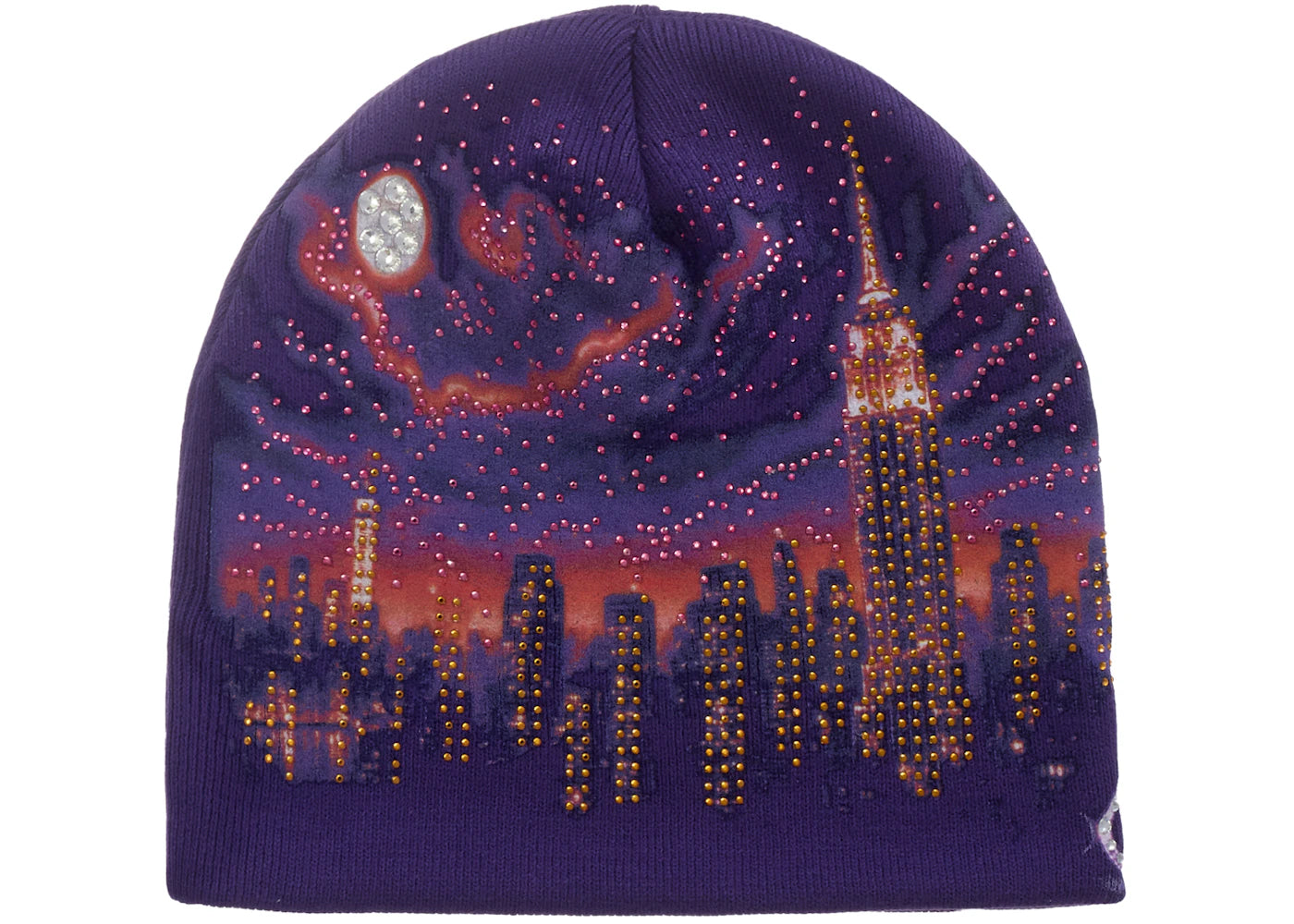 Supreme Cityscape Beanie Purple
