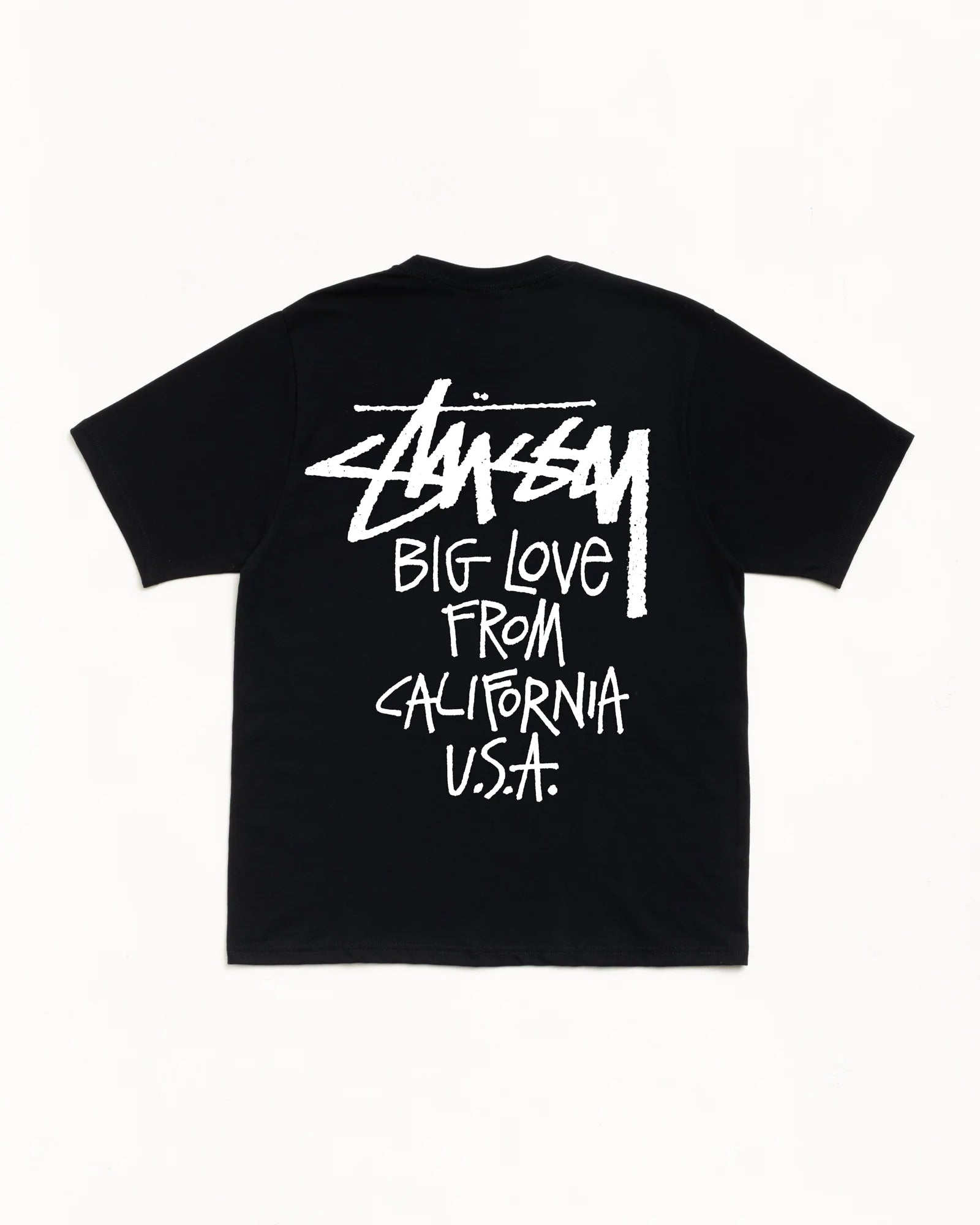 Stussy Big Love Tee Mens Black