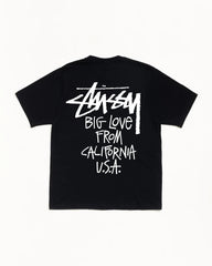 Stussy Big Love Tee Mens Black