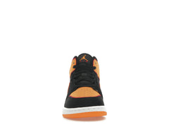 Jordan 1 Mid SE Black Vivid Orange (GS)