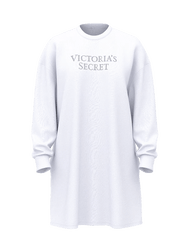Victoria's Secret 100% Cotton Long-Sleeve Sleep Tee