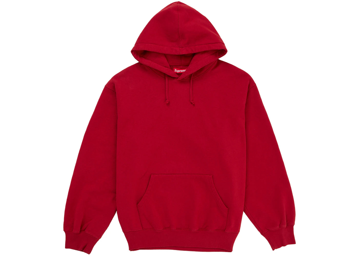 Supreme Mirrored Applique Hooded Sweatshirt Red