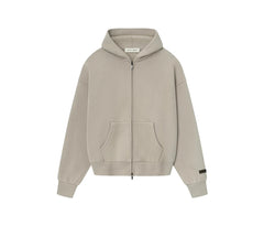 Fear of God Essentials S25 Zip-Up Hoodie Timber