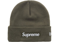 Supreme New Era Box Logo Beanie (FW25) Light Olive