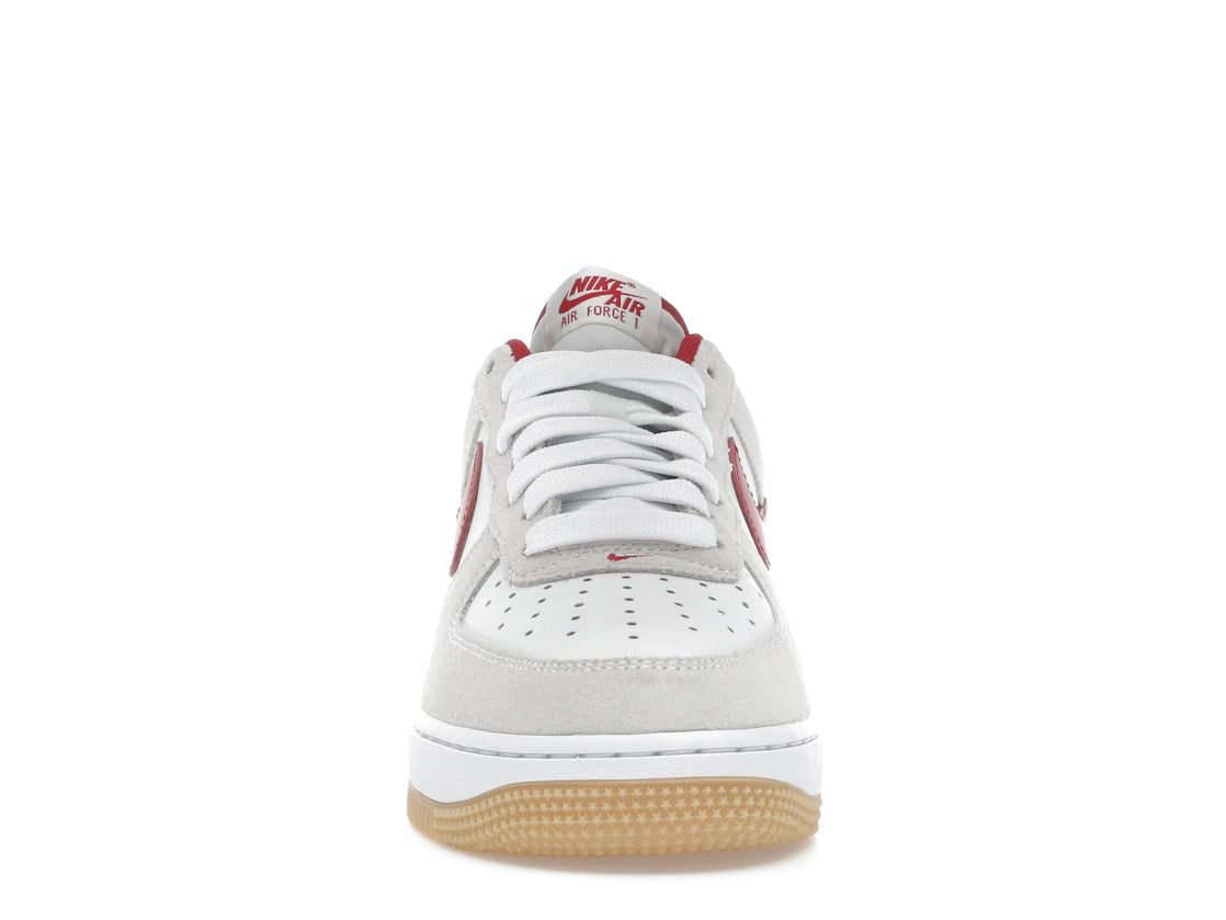 Nike Air Force 1 Low '07 LV8 Summit White Varsity Red Gum