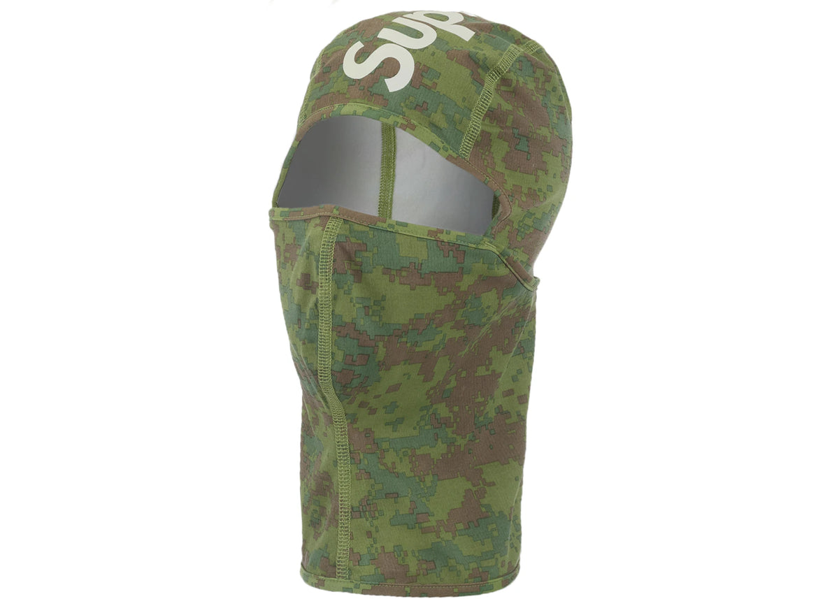 Supreme Heat Reactive Digi Camo Balaclava Green