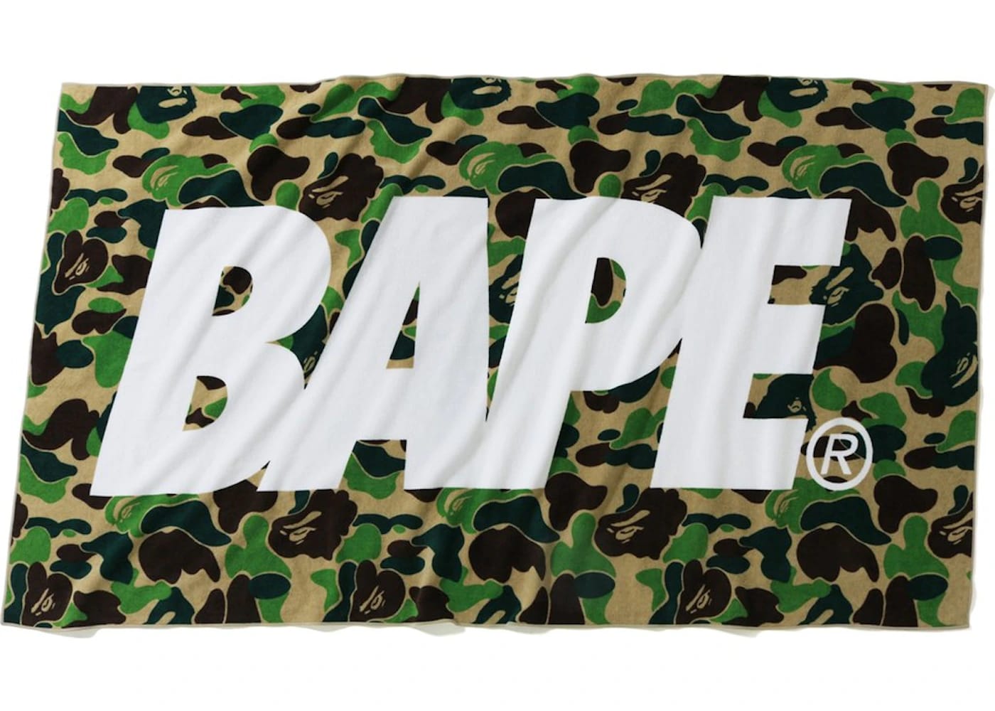 BAPE ABC Beach Towel Green