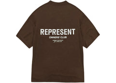 Represent Owner's Club T-Shirt Brown/White
