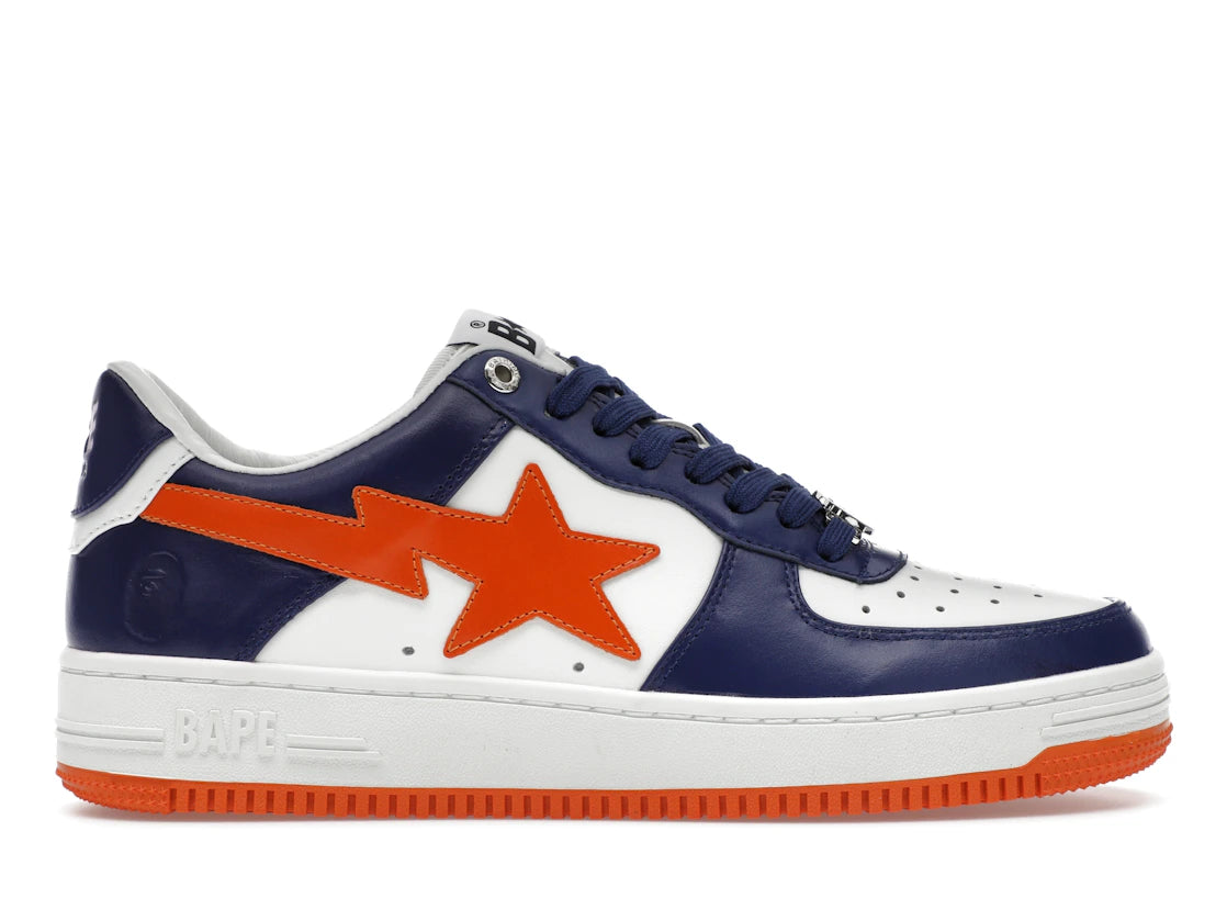 A Bathing Ape Bape Sta #3 M2 White Blue Orange