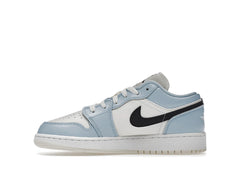 Jordan 1 Low Ice Blue Black (GS)
