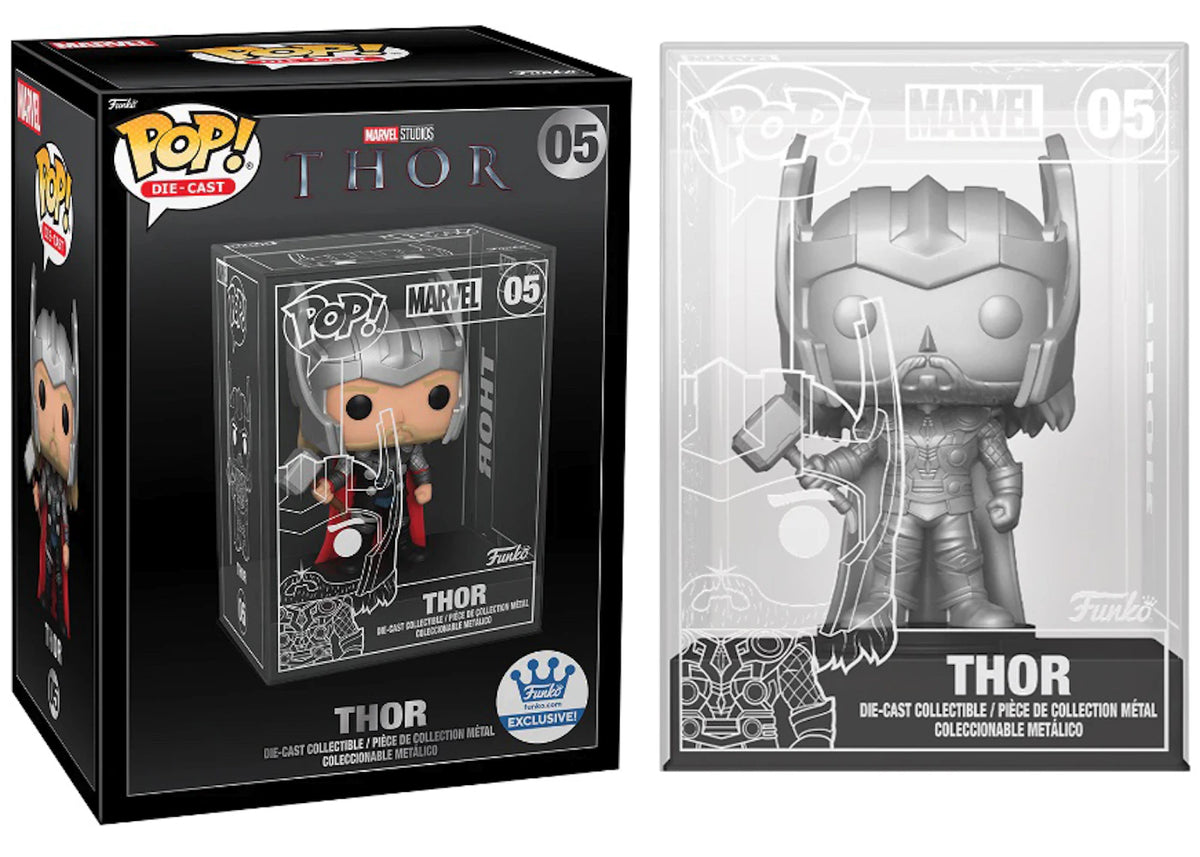 Funko Pop! Die-Cast Marvel Studios Thor Chase Funko Shop Exclusive Figure #05
