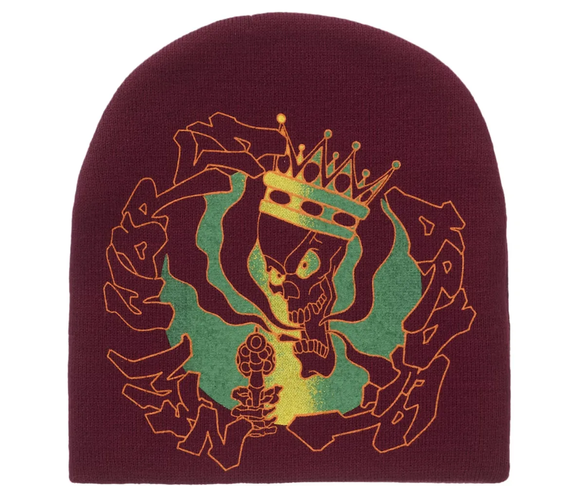 Supreme New World Order Beanie Cardinal