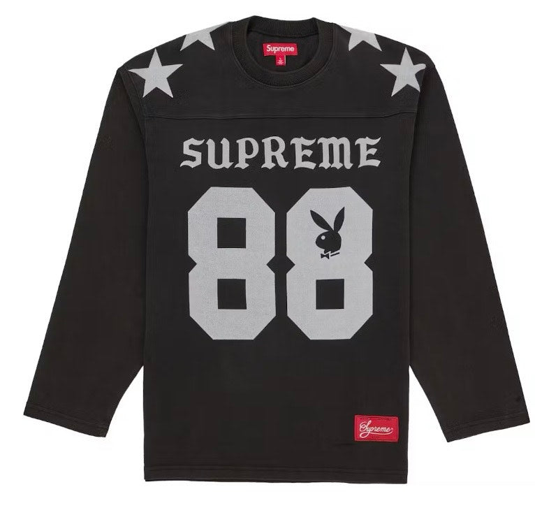 Supreme Playboy LS Football Top Black