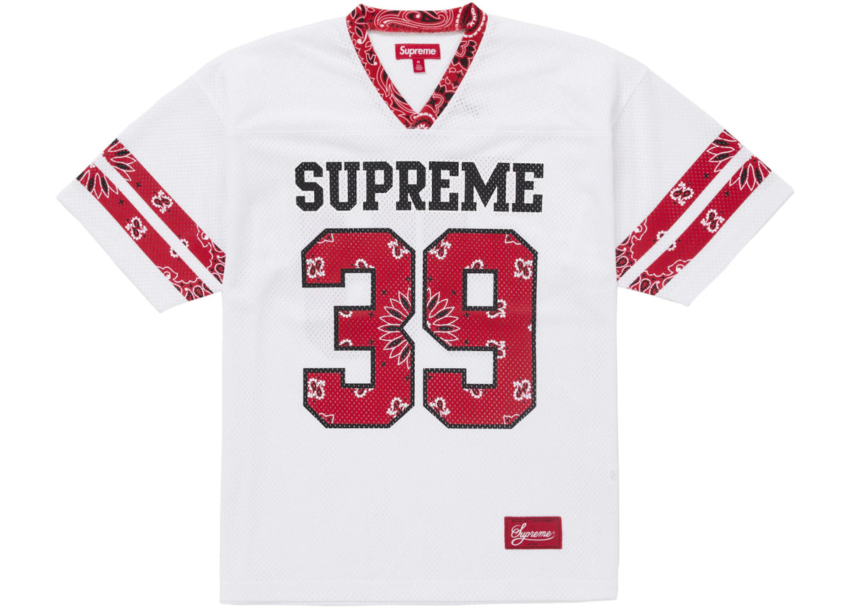 Supreme Bandana Football Jersey White