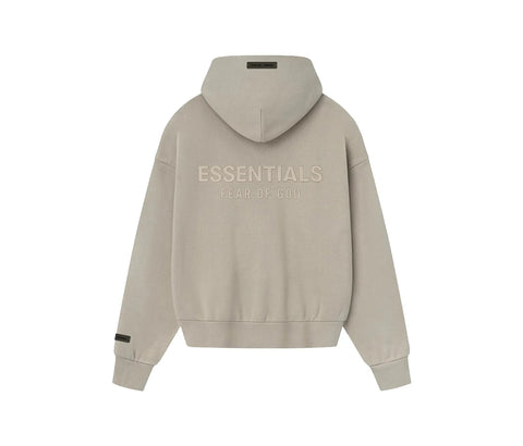 Fear of God Essentials S25 Zip-Up Hoodie Timber