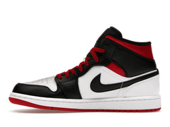 Jordan 1 Mid Gym Red Black Toe