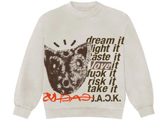 Travis Scott D.L.T.L.F.R.T. Crewneck Natural