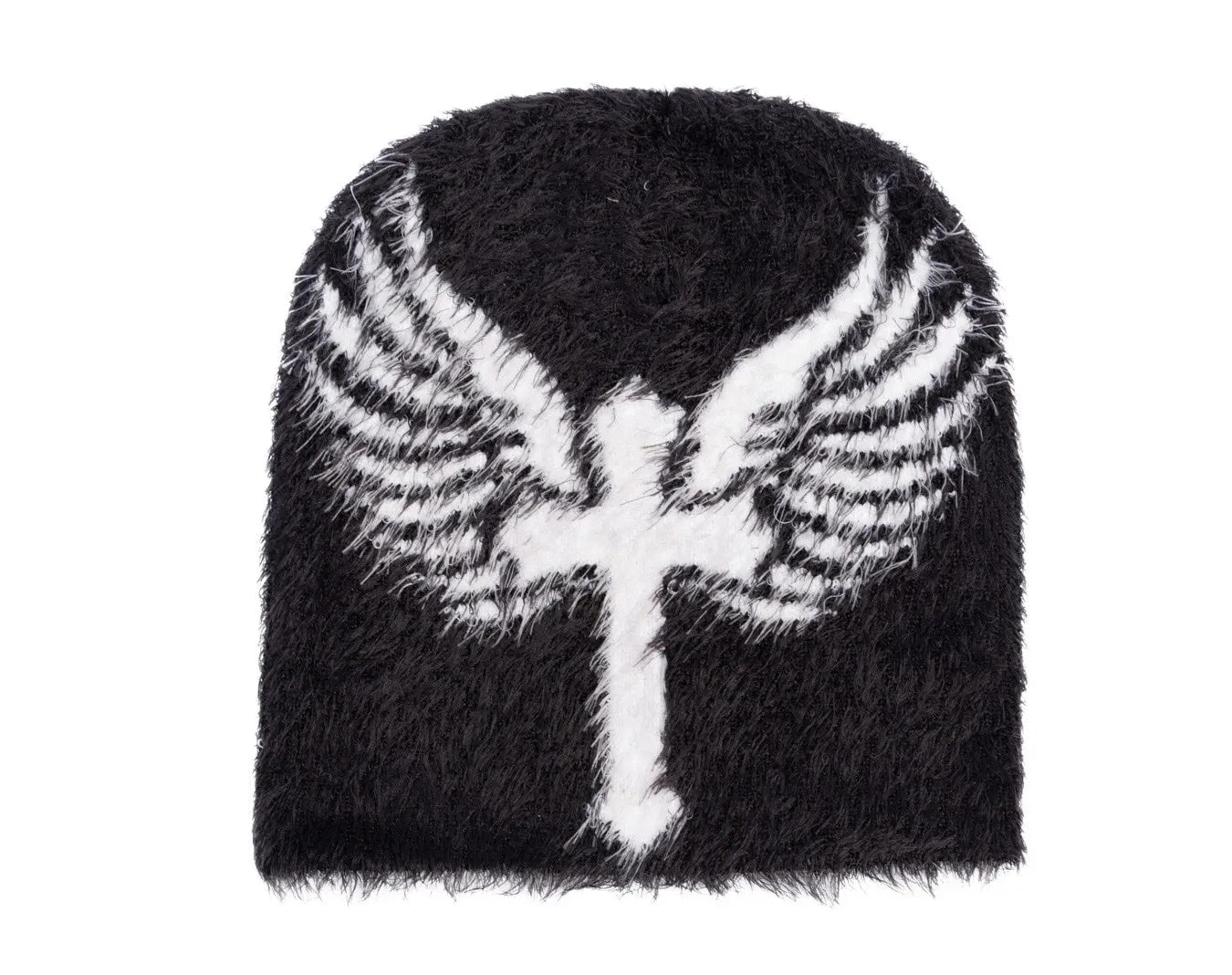 Reflection Luxury Fuzzy Beanie black