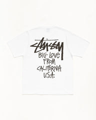 Stussy Big Love Tee Mens White