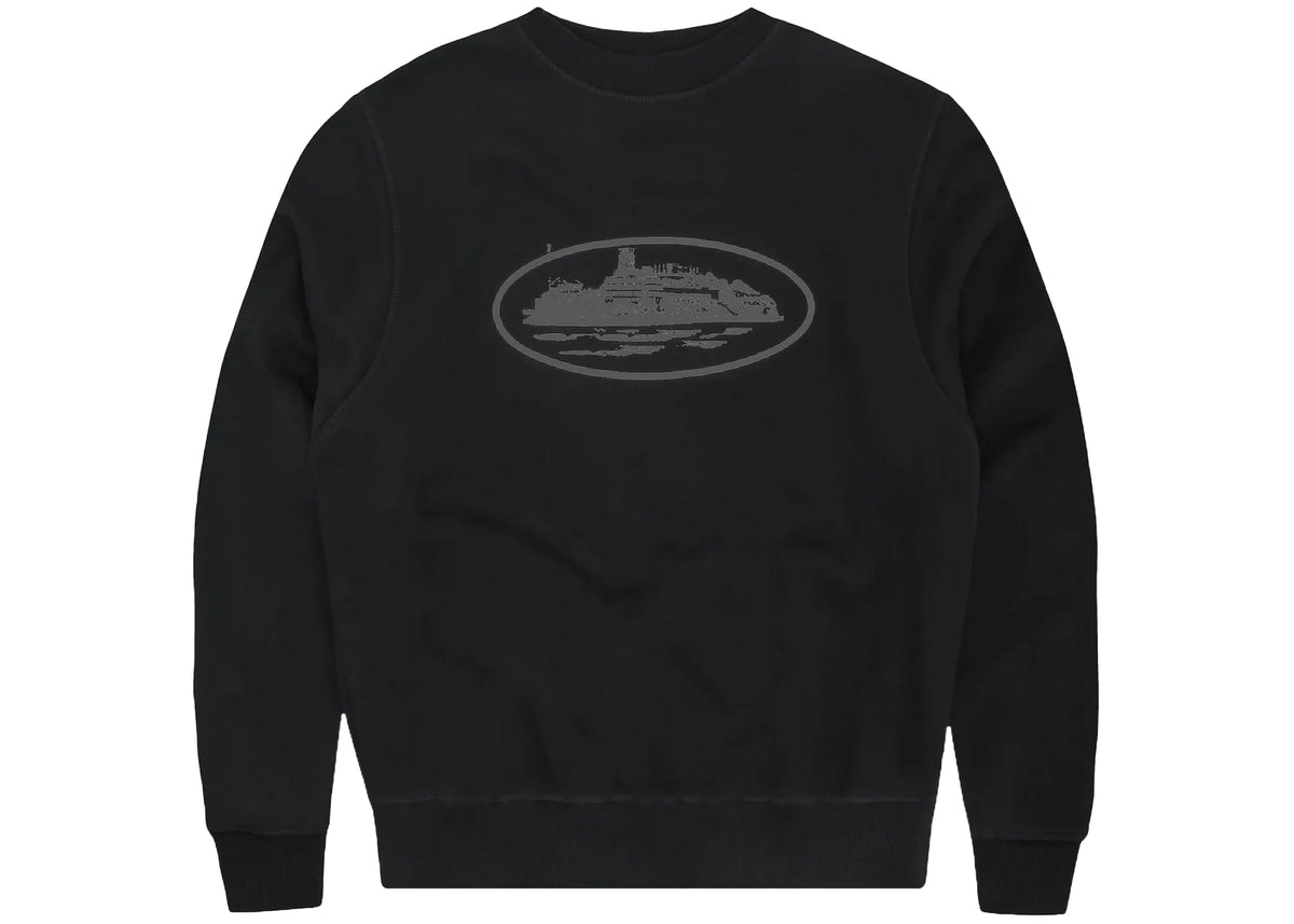 Corteiz Alcatraz Sweatshirt Triple Black