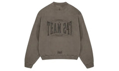 Represent 247 X Everlast Training Camp Boxy Sweater - Washed Brown