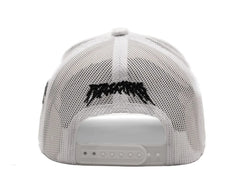 Reflection Luxury Fuzzy Trucker White Black