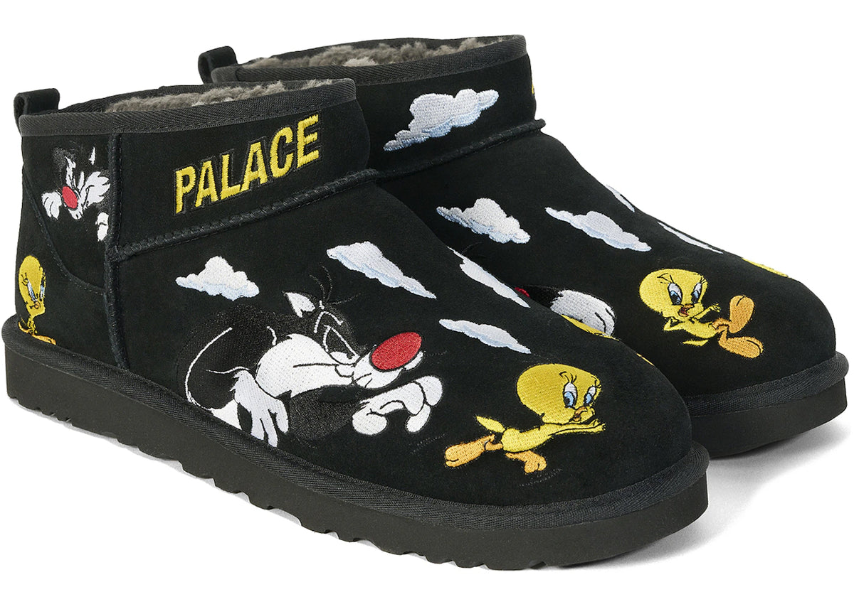 UGG Classic Ultra Mini Boot Palace x Looney Tunes Black
