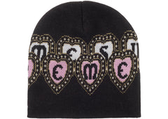 Supreme New Era Hearts Beanie Black