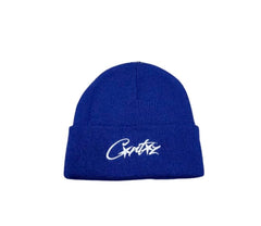 Corteiz Allstarz Folded Beanie Blue