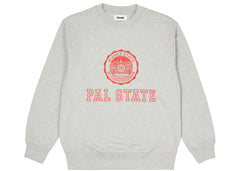 Palace Pal State Crew Grey Marl