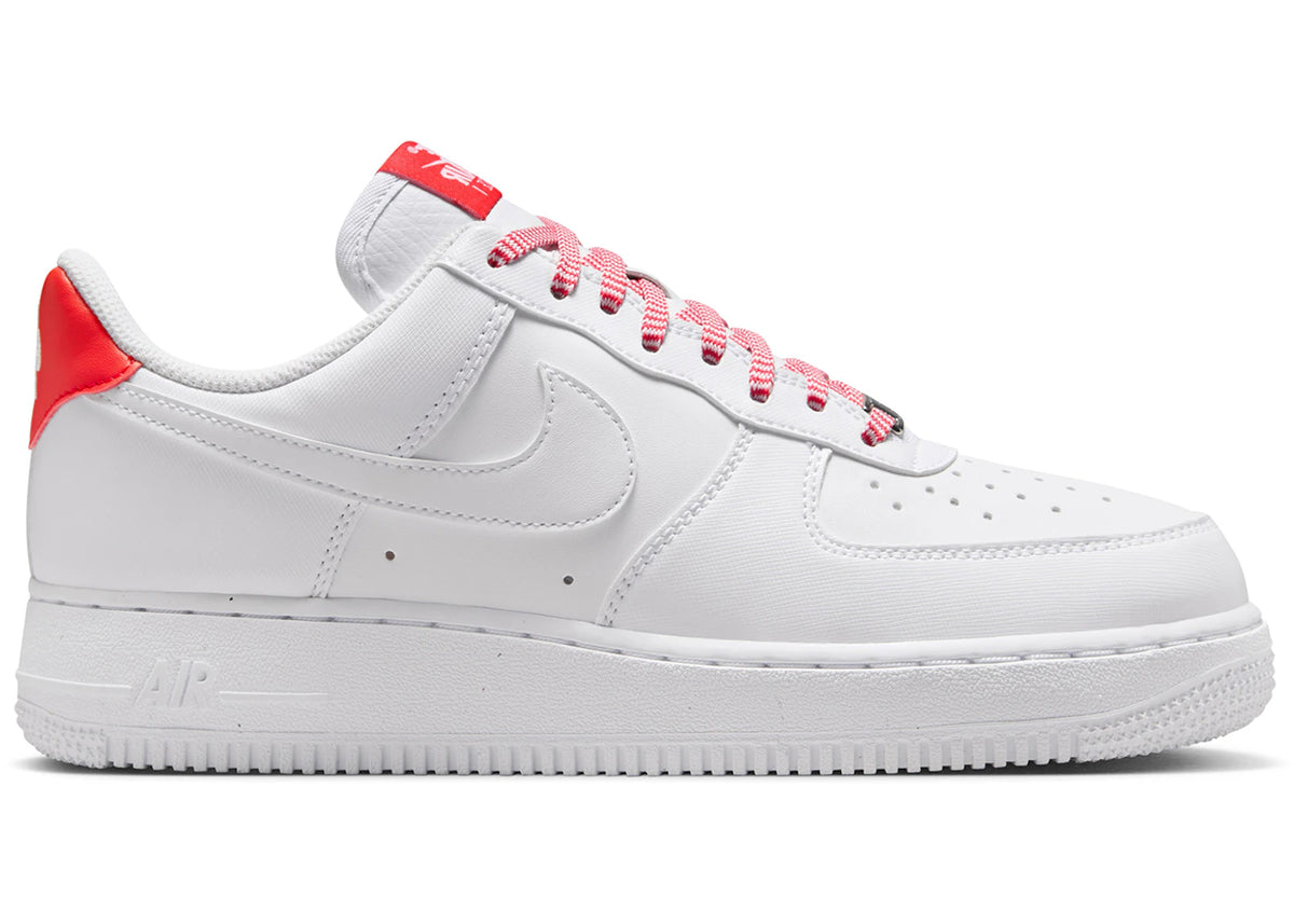 Nike Air Force 1 Low '07 White Pink Foam Metallic Silver Light Crimson (Women's)