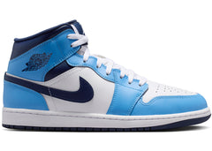 Jordan 1 Mid University Blue Midnight Navy
