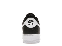 Nike Air Force 1 Low '07 Black White Pebbled Leather