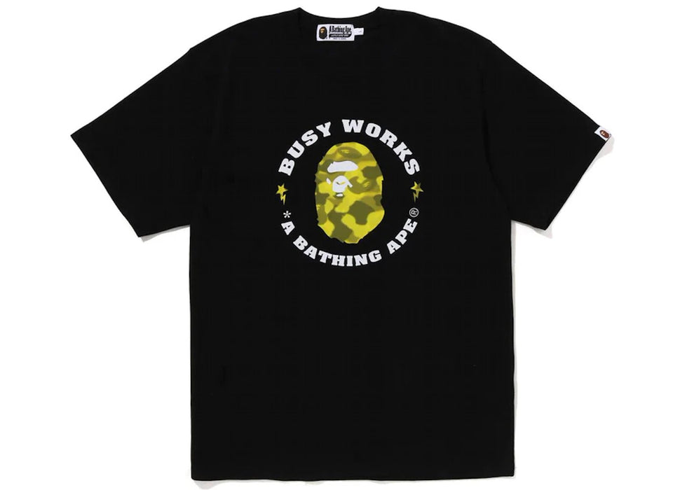 BAPE Radiation Camo Busy Works Tee Black