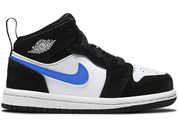 Jordan 1 Mid Black Racer Blue White (TD)