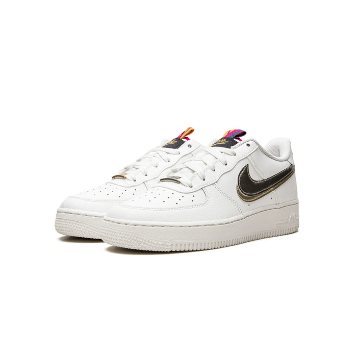 Nike Air Force 1 LV8 Double Swoosh Silver Gold (GS)