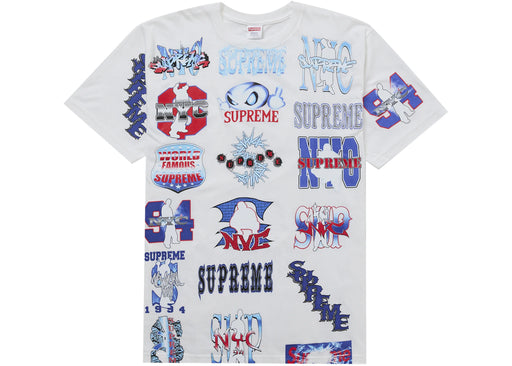 Supreme Flash Tee White
