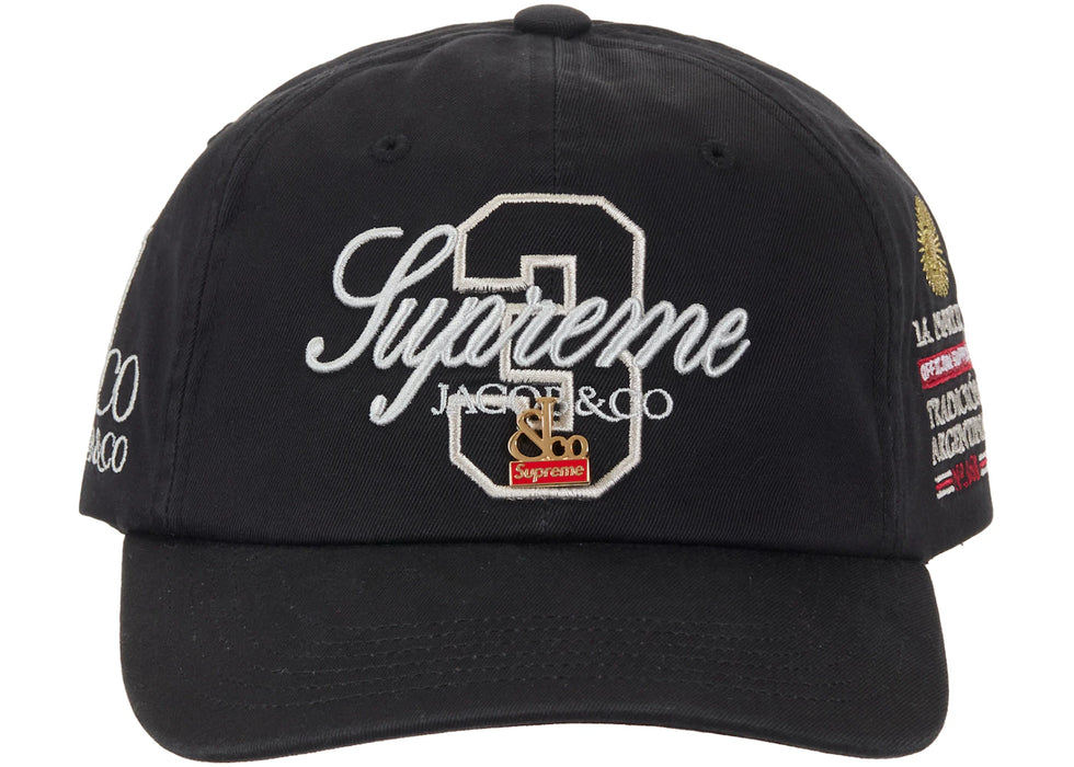 Supreme La Martina 6-Panel Black