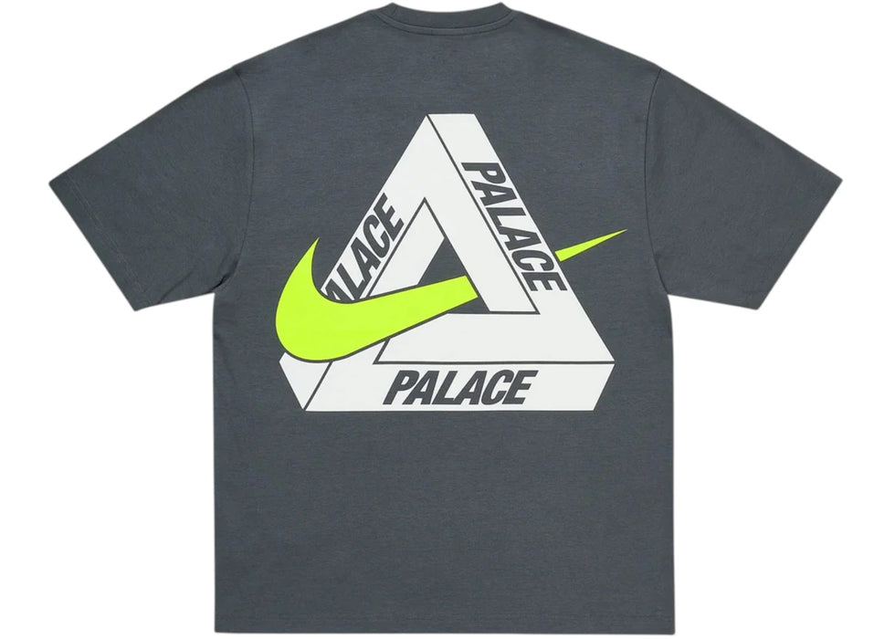 Palace x Nike Tri Swoosh T-Shirt Charcoal