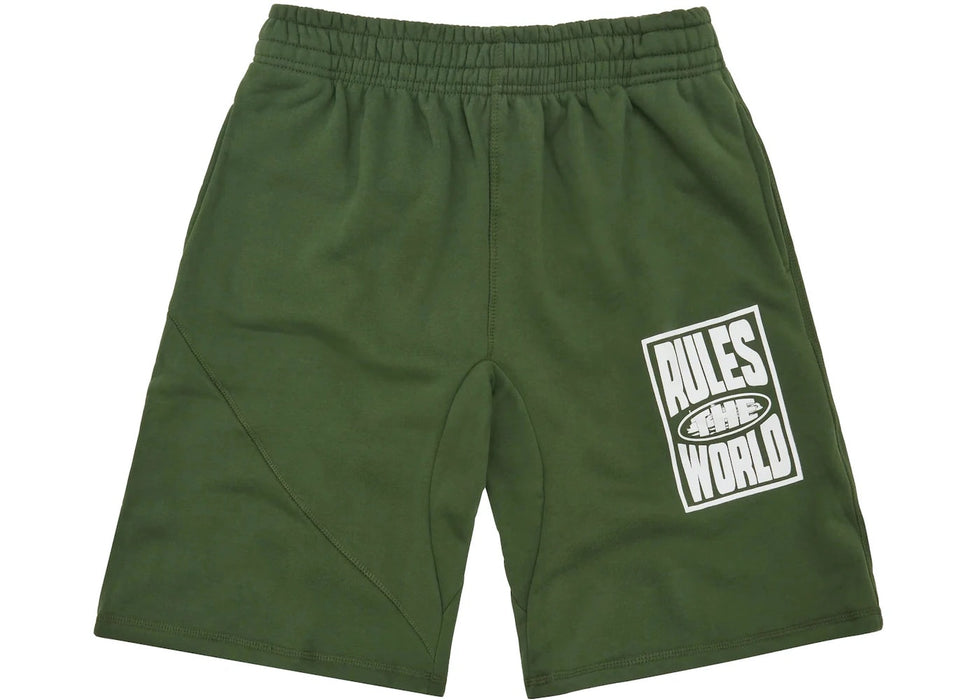 Corteiz RTW Shorts Forest Green