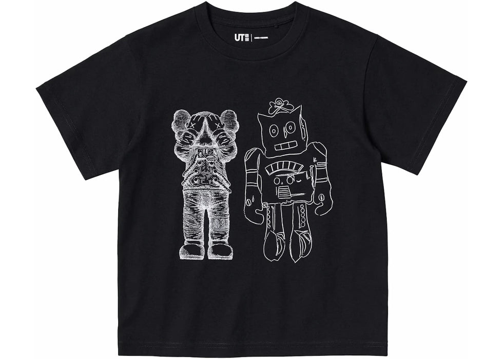 KAWS x Uniqlo Warhol Kids' UT Graphic 476424 T-shirt Black