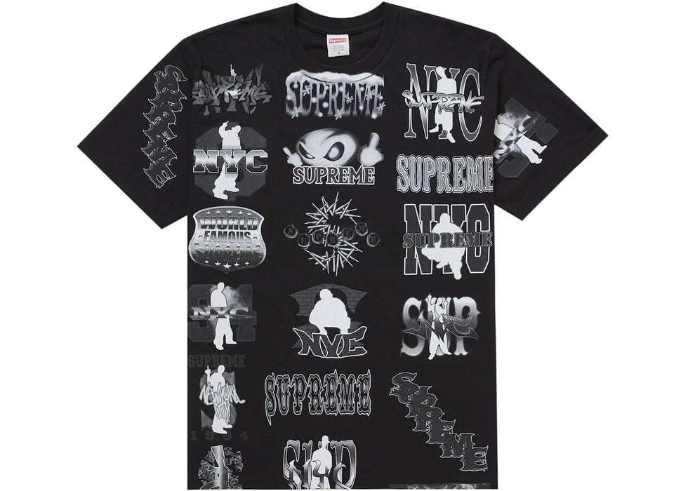 Supreme Flash Tee Black