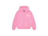 Broken Planet Star Logo Zip-up Hoodie Pink