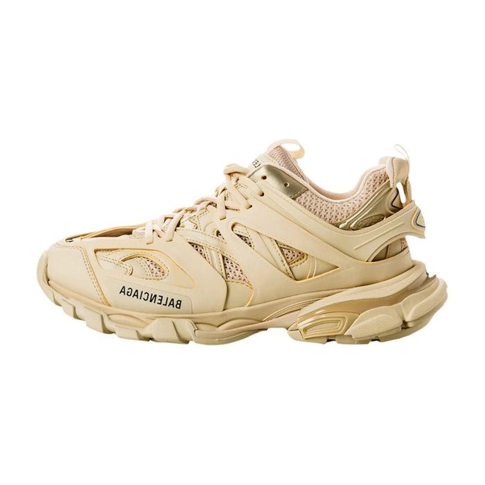 Balenciaga Track Beige Metallic Gold