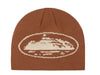 Corteiz Alcatraz Skully Brown