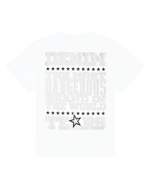 Denim Tears Most Dangerous SS Tee White
