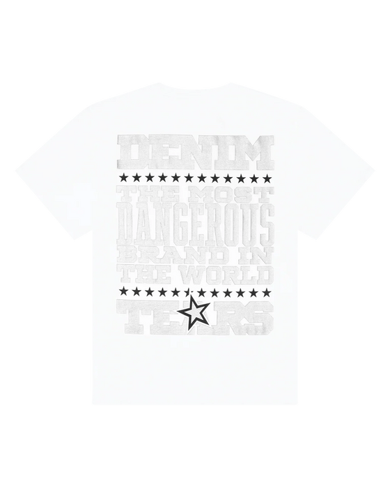 Denim Tears Most Dangerous SS Tee White