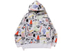 BAPE Hand Draw Pullover Hoodie White